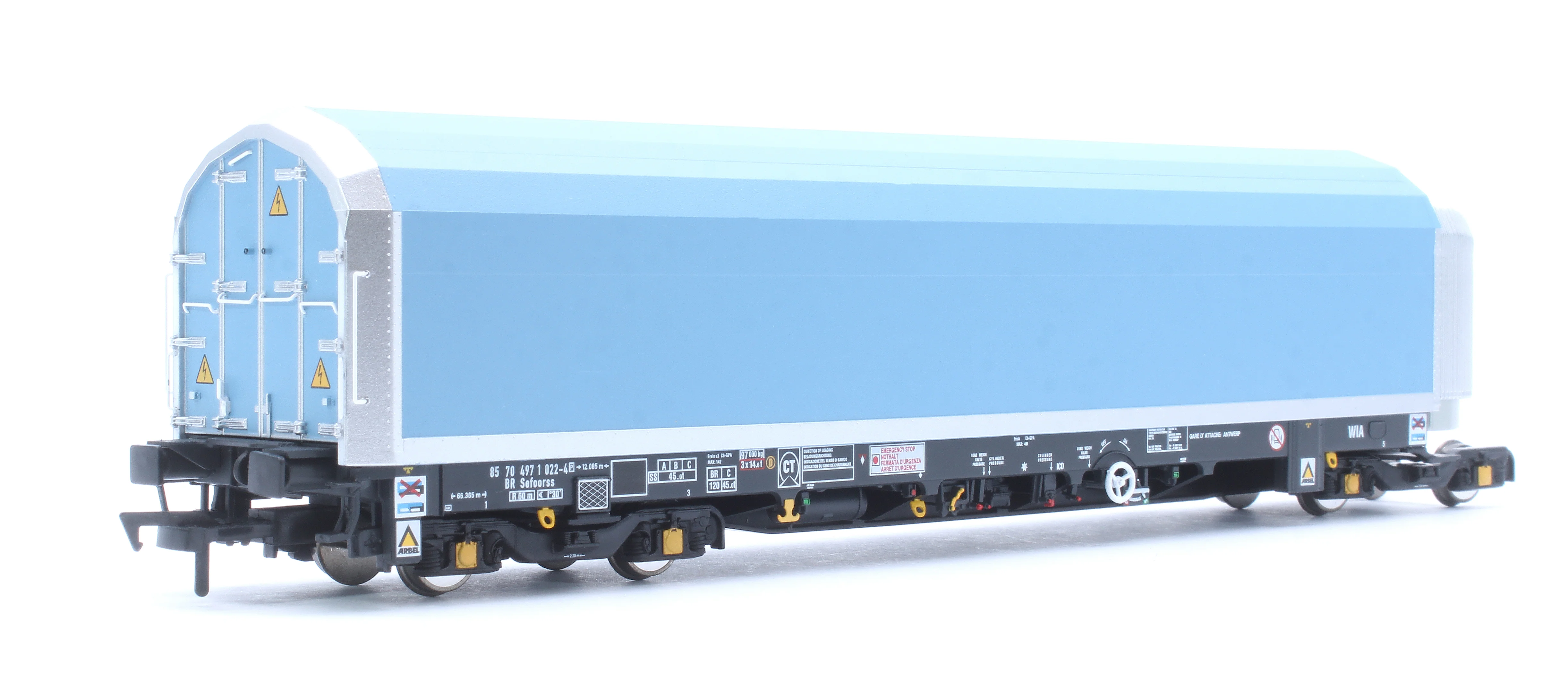 RT-OO-WIA-401B OO/4mm 5-car Arbel WIA car carrier with RfD squadron branding. Wagon 85 70 4971 022-4 - Image 2