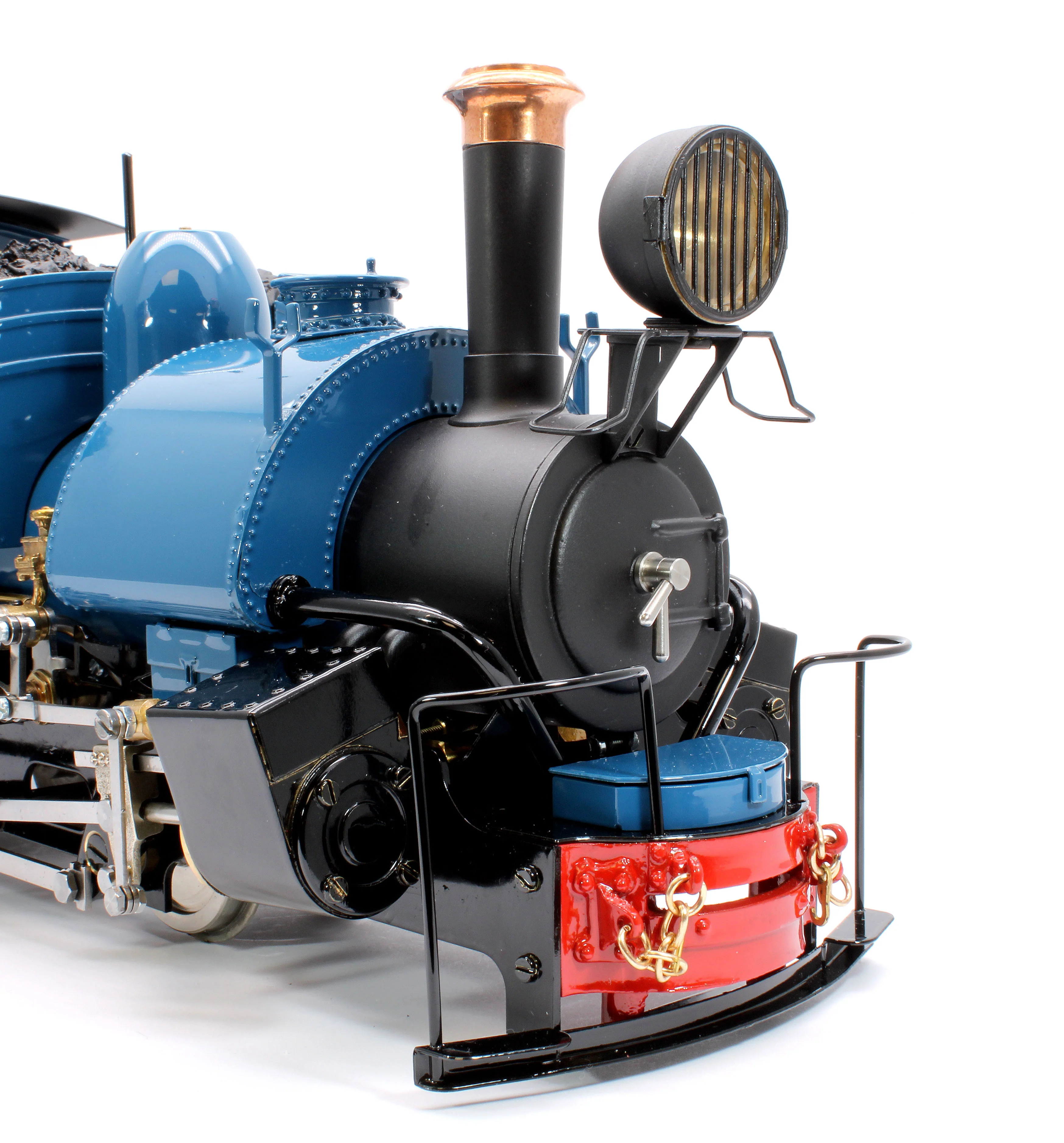 Class B 0-4-0 Saddle Tank Engine 'Darjeeling' Darjeeling Blue (Radio Control, Uninsulated Wheels) Steam Locomotive - Image 6