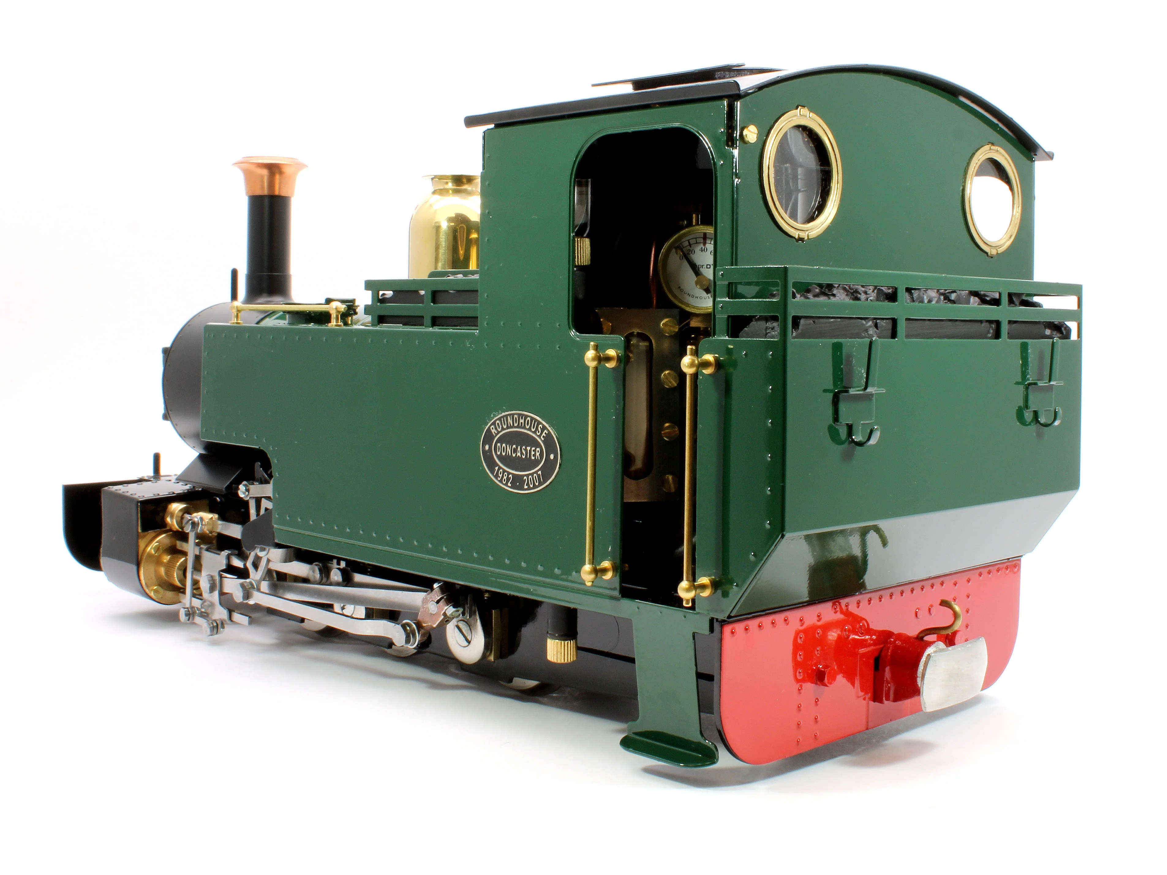 SLRC-GREEN-I 0-6-0 'Silver Lady' Deep Brunswick Green (Radio Control, Insulated Wheels) Steam Locomotive - Image 2