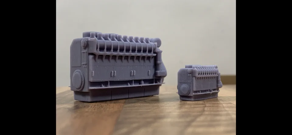 N Gauge Class 60 Engine (Single Pack) - Unpainted Model Kit - Image 5