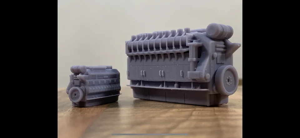 N Gauge Class 60 Engine (Single Pack) - Unpainted Model Kit - Image 6