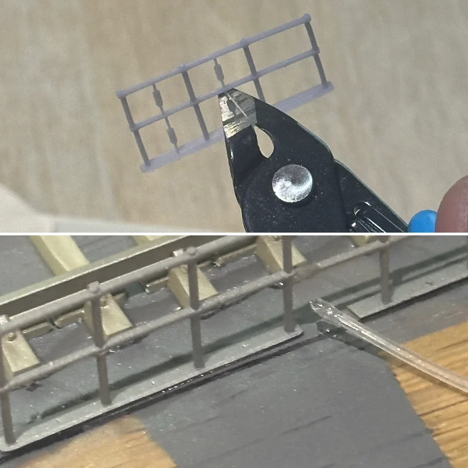 OO Gauge Safety Fencing (Pack of 12) - Unpainted Model Kit - Image 4