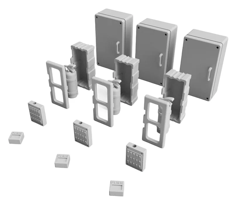 OO Gauge Interior Pack A (Single Pack) - Unpainted Model Kit - Image 2