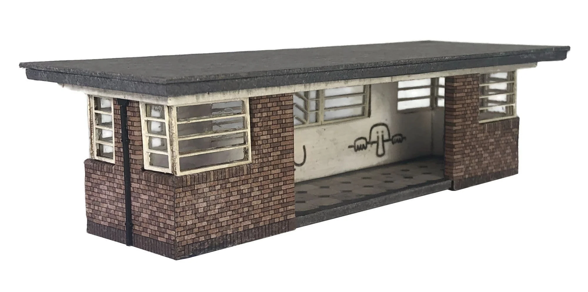 1930's Art Deco Bus/Tram Shelter Model Kit - Image 2