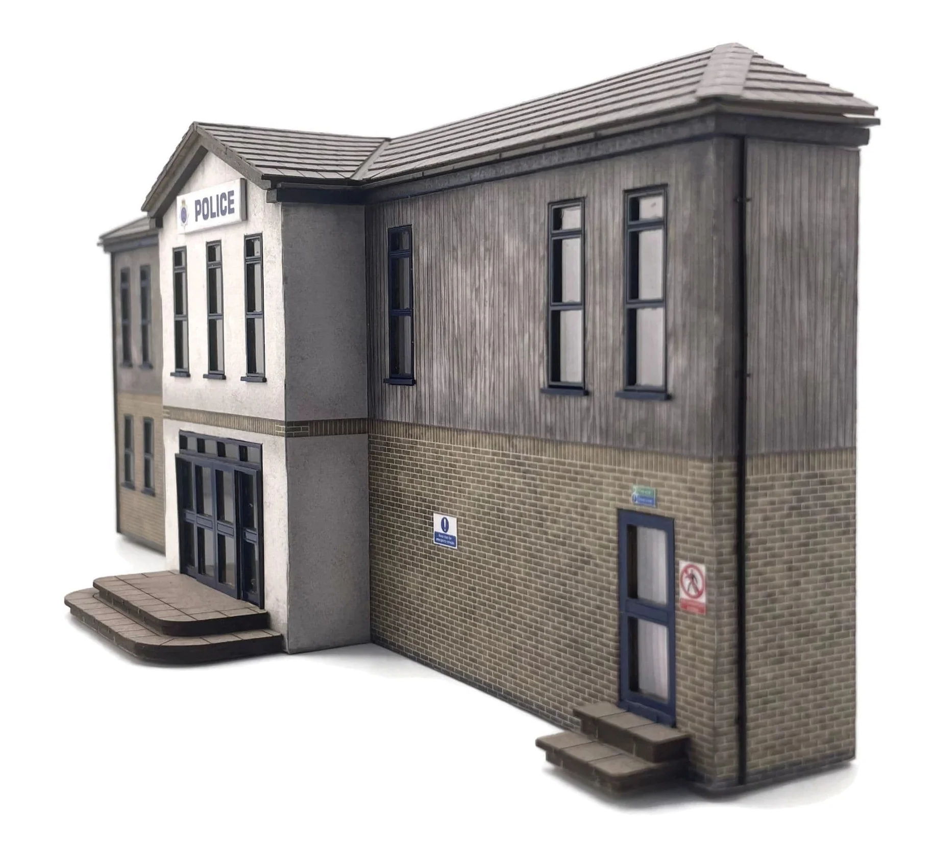 Low Relief Police Station Model Kit - Image 3