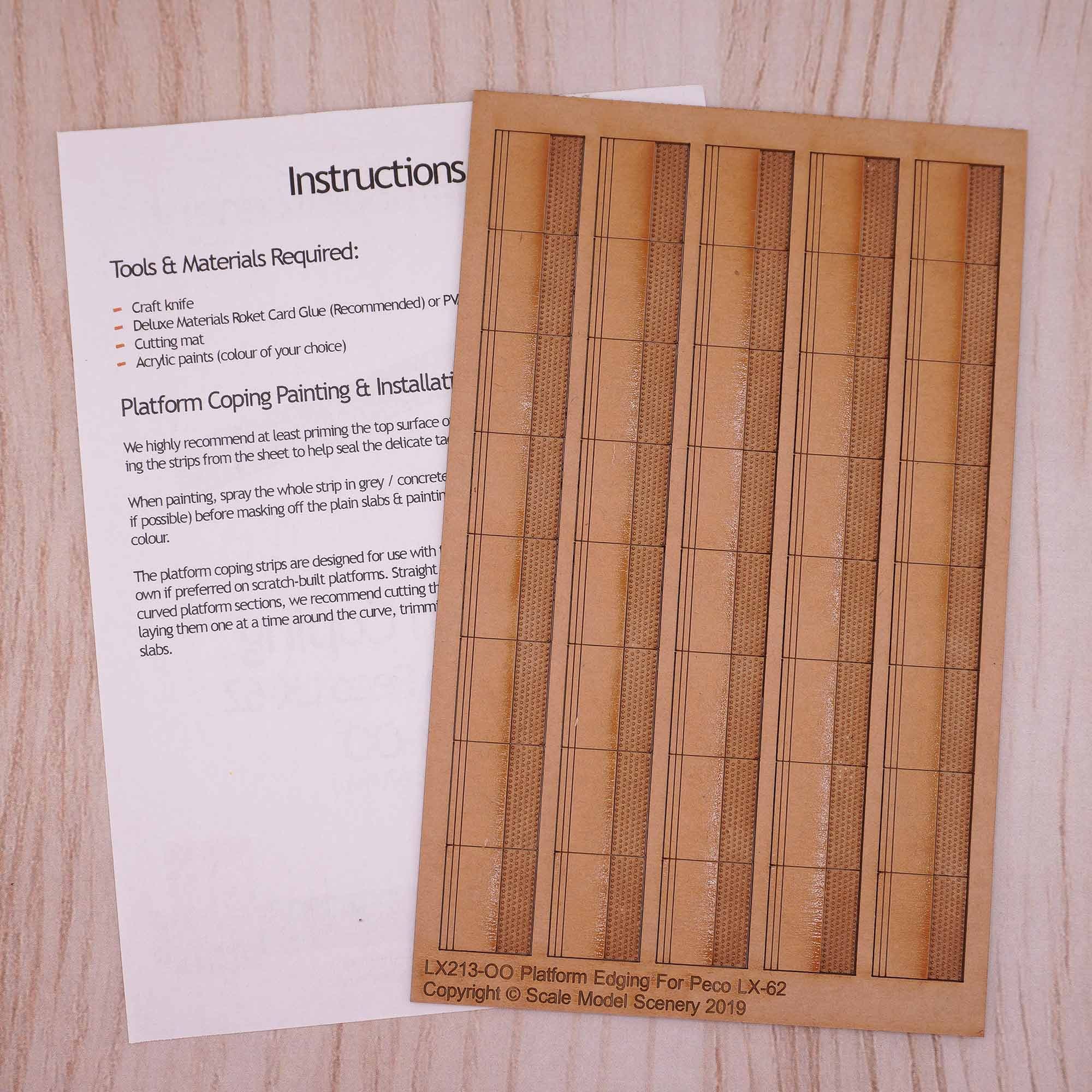 Platform Coping With Tactile Paving Model Kit - Image 2
