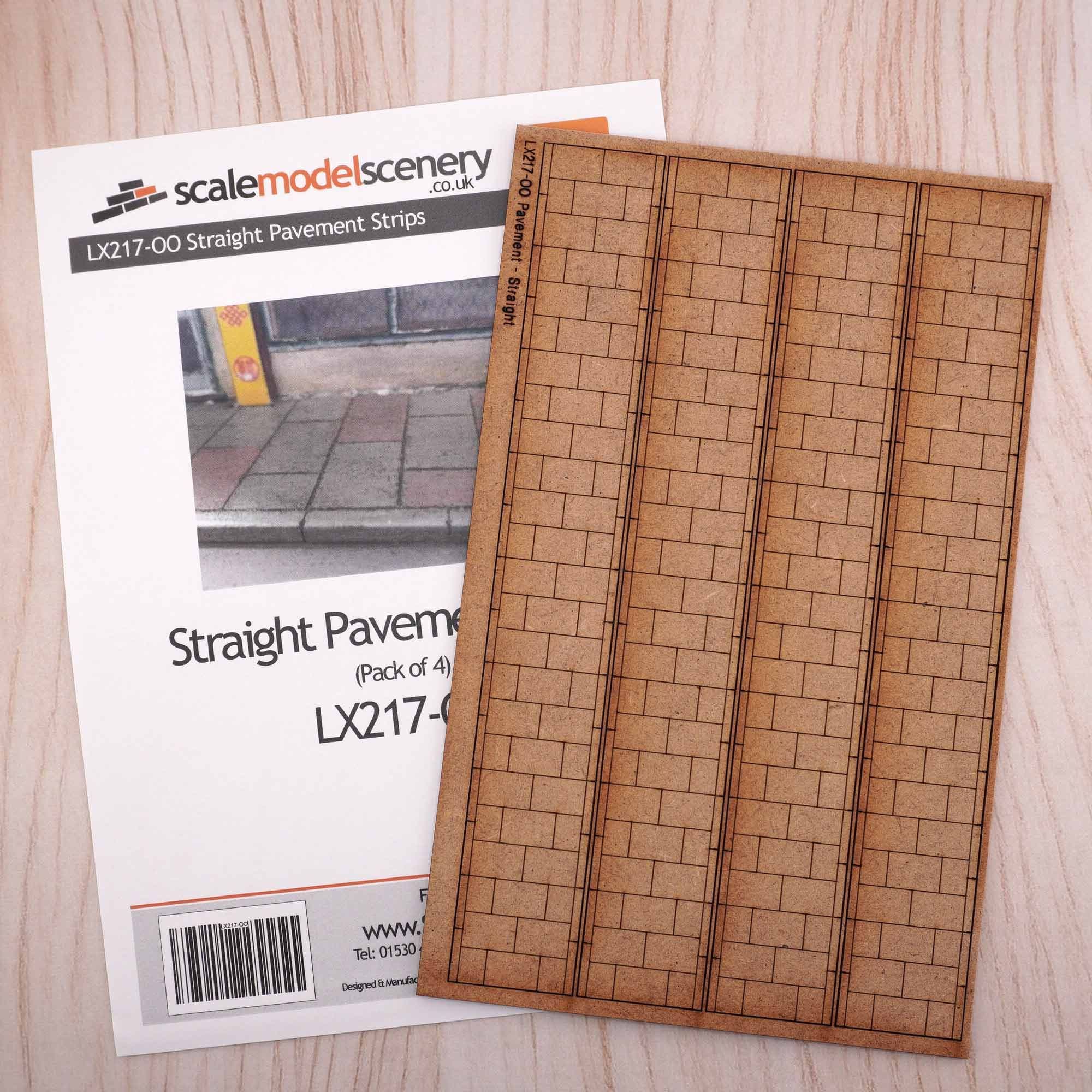 Laser Cut MDF Pavement Strips Model Kit - Image 3