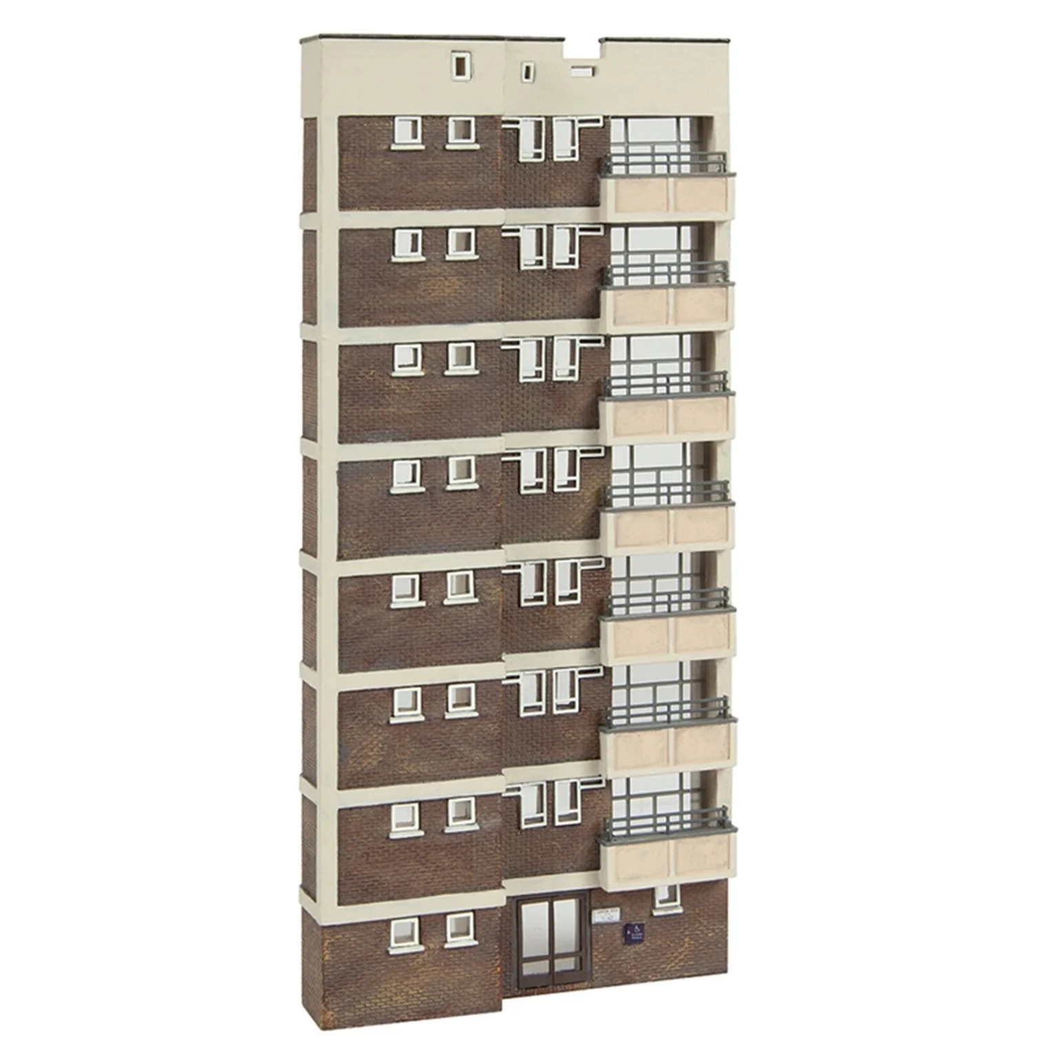 42-265 Low Relief Block of Flats