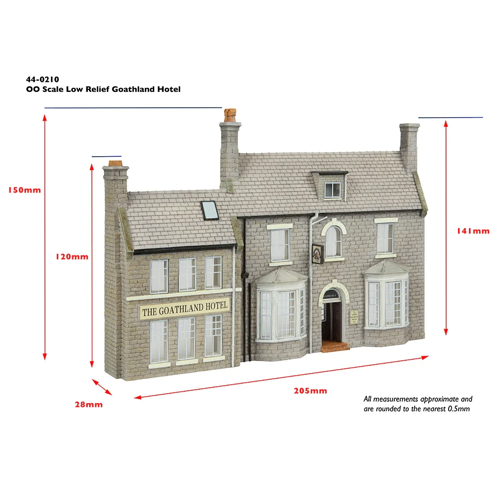 44-0210 Low Relief Goathland Hotel - Image 2