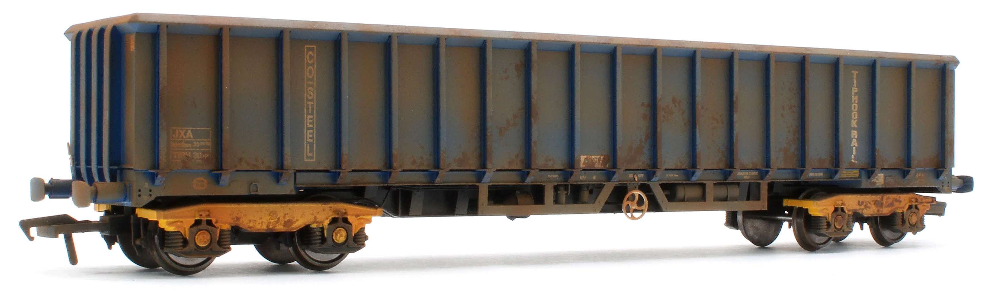 JXA01 TP(A)W Bespoke Weathered Set of 3 JXA Bogie Scrap Wagons - Image 4