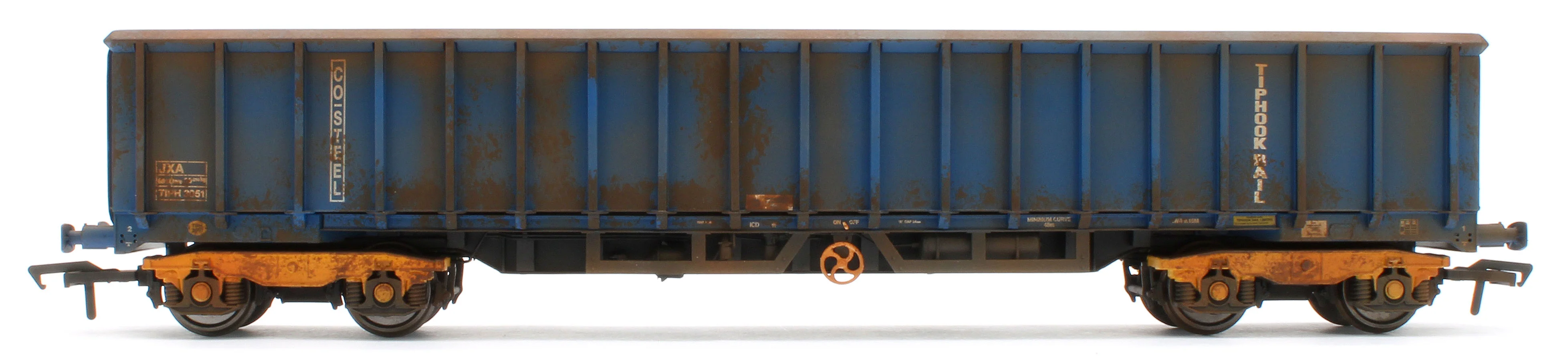 JXA01 TP(A)W Bespoke Weathered Set of 3 JXA Bogie Scrap Wagons - Image 9