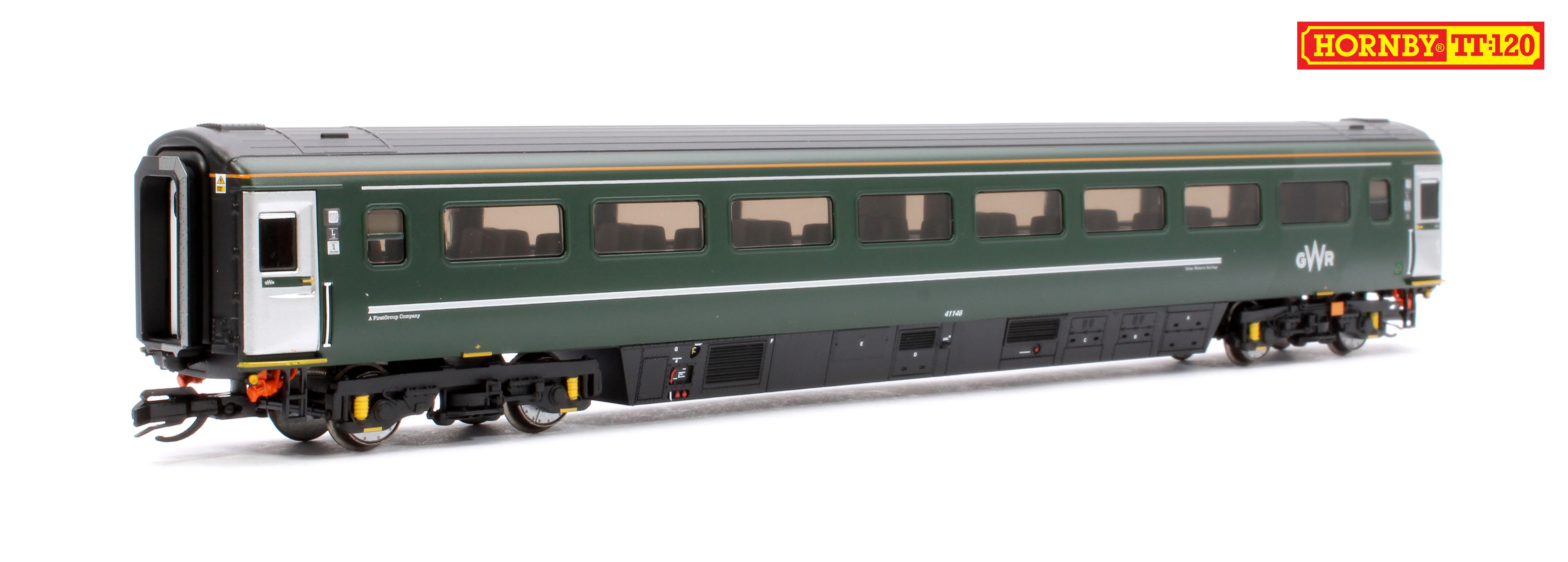 Set of 4 GWR TT:120 Class 43 HST & Mk3 Coaches - Image 7