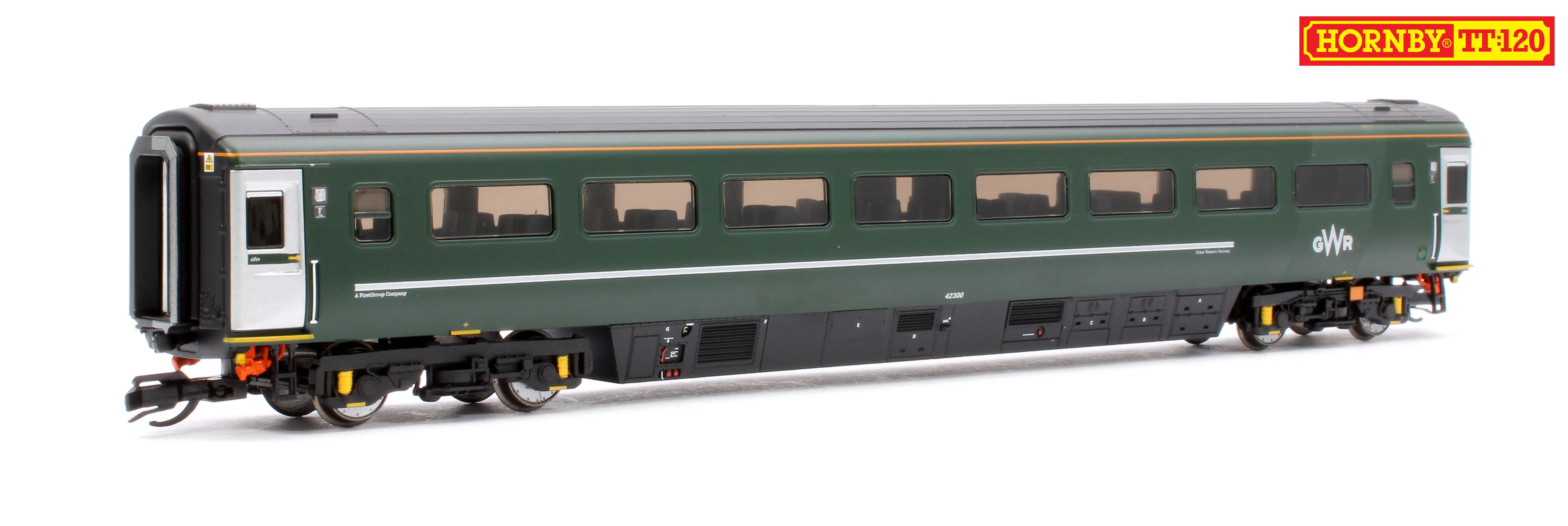 Set of 6 GWR TT:120 Class 43 HST & Mk3 Coaches - Image 9