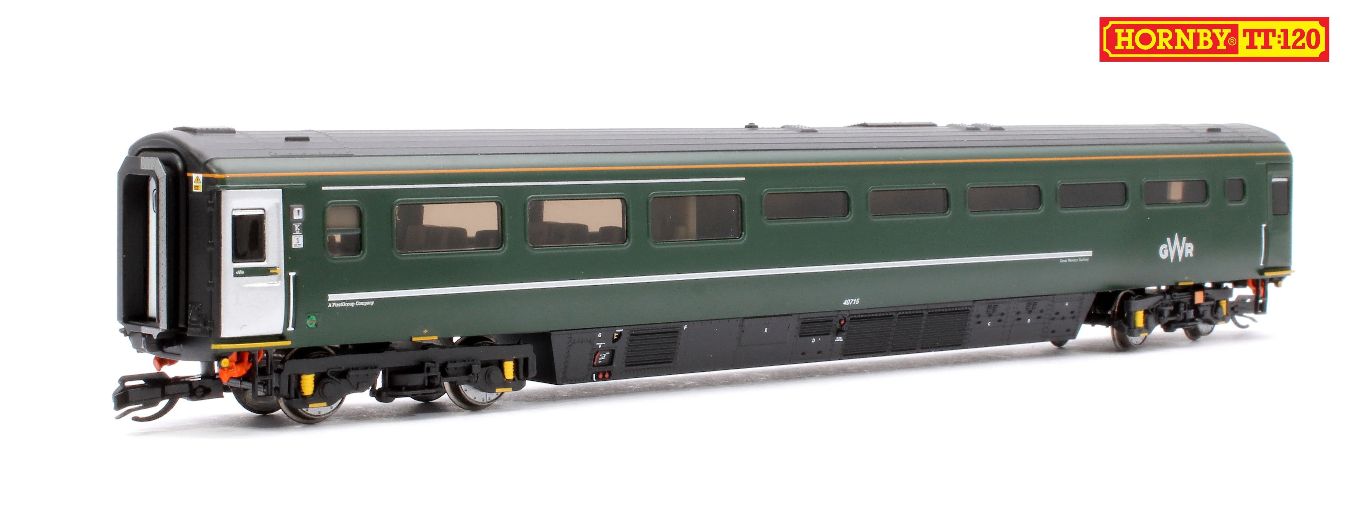 Set of 8 GWR TT:120 Class 43 HST & Mk3 Coaches - Image 15