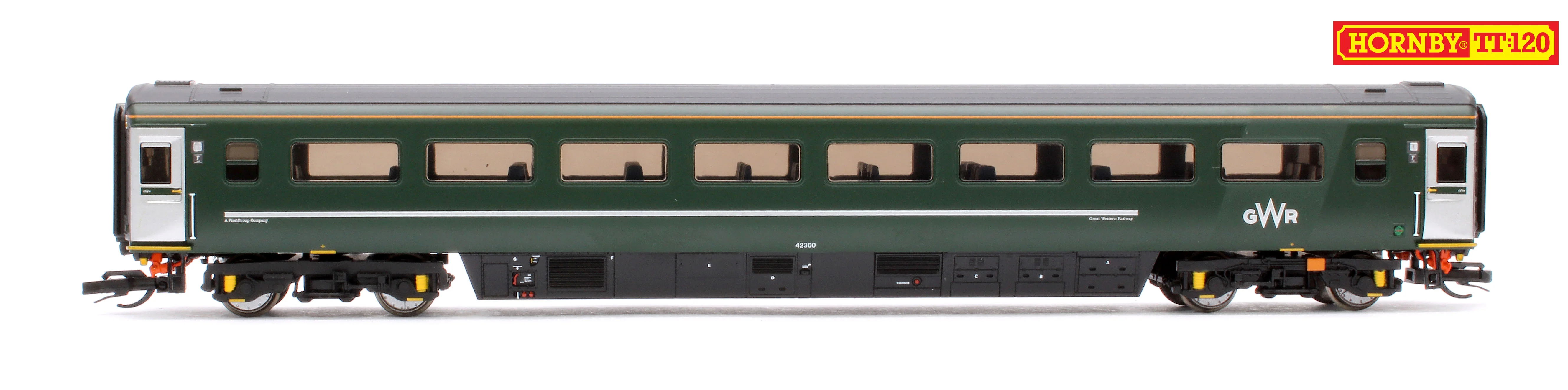 Set of 8 GWR TT:120 Class 43 HST & Mk3 Coaches - Image 8