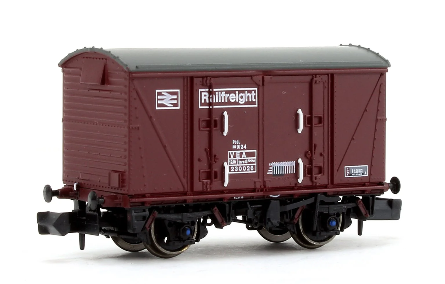 BR Maroon (Pristine) Railfreight VEA Munitions Van #230026