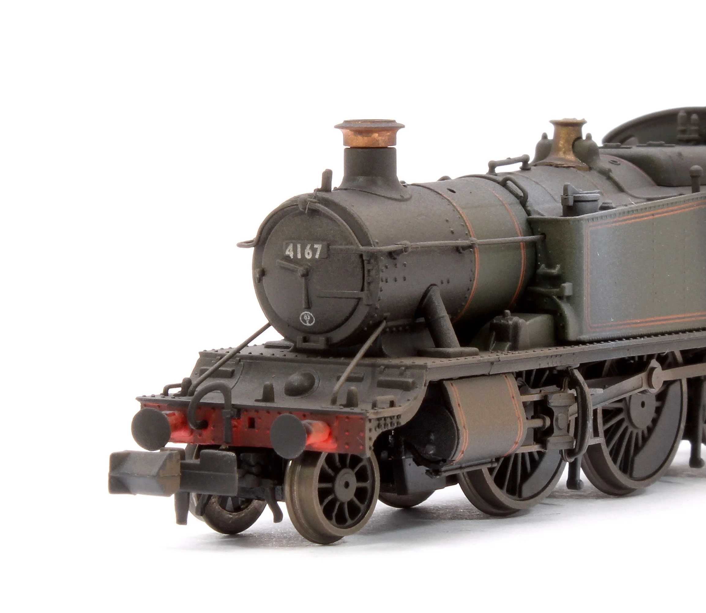 Custom Weathered Class 5101 Large Prairie British Railways BR Lined Green (Early Crest) 2-6-2 Tank Locomotive No.4167 - Image 7