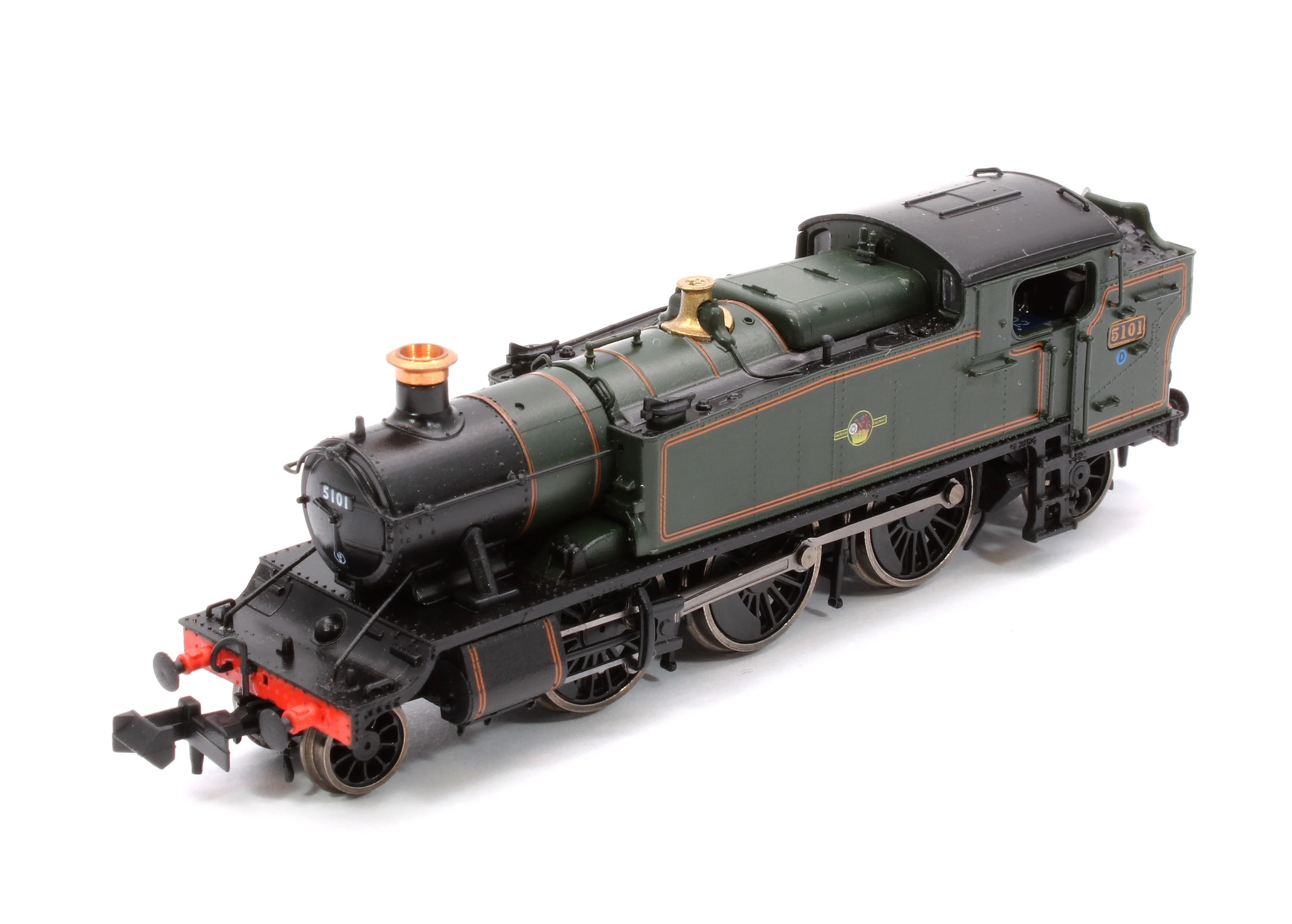 S2103-07 Class 5101 Large Prairie British Railways BR Lined Green (Late Crest) 2-6-2 Tank Locomotive No.5101 - Image 10