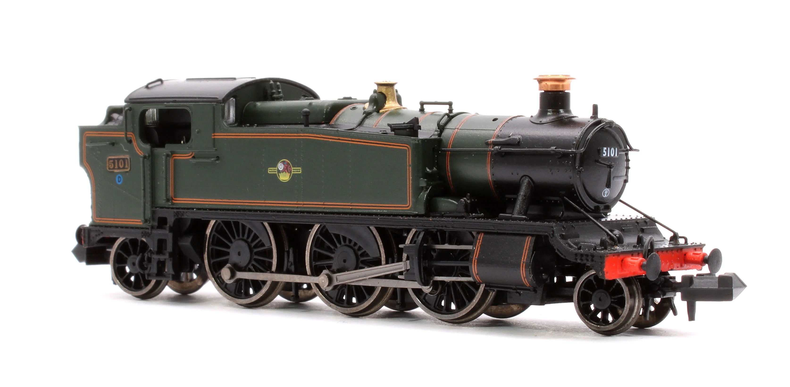 S2103-07 Class 5101 Large Prairie British Railways BR Lined Green (Late Crest) 2-6-2 Tank Locomotive No.5101 - Image 4