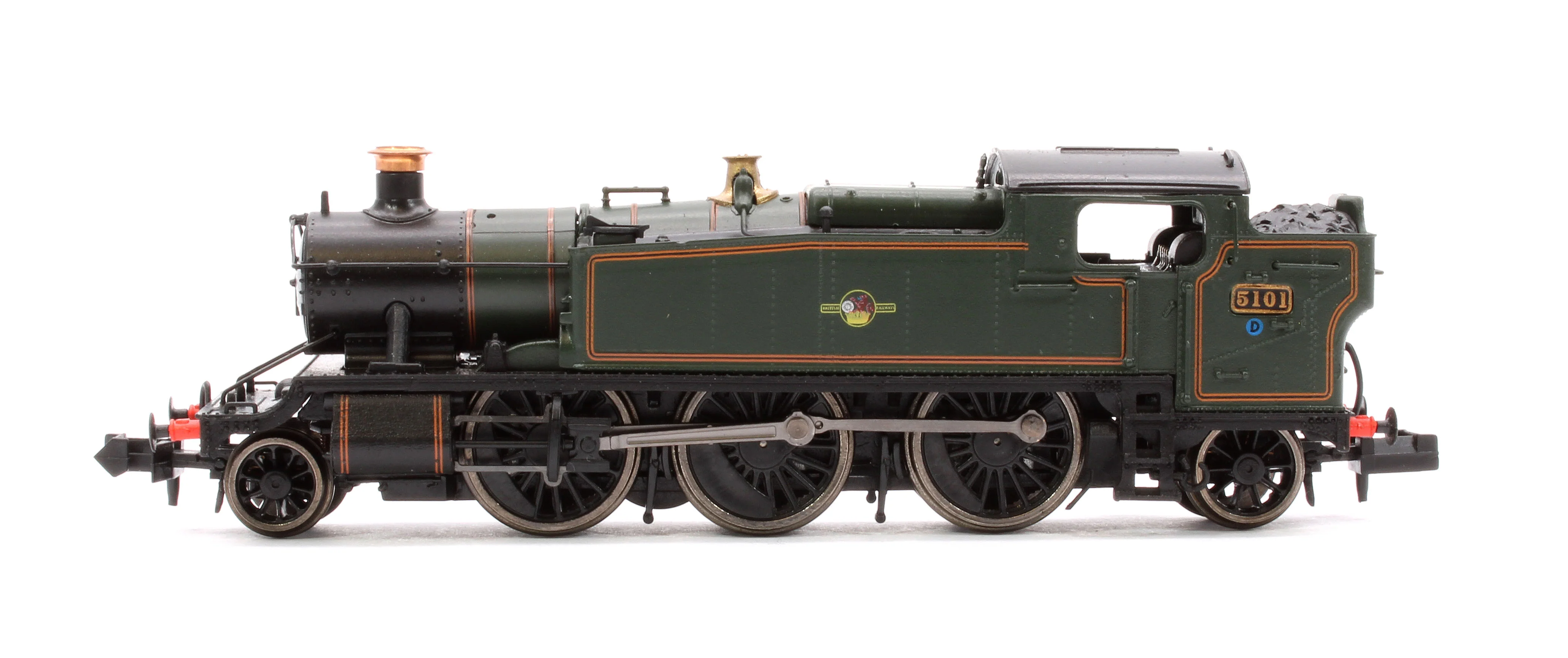S2103-07 Class 5101 Large Prairie British Railways BR Lined Green (Late Crest) 2-6-2 Tank Locomotive No.5101 - Image 5