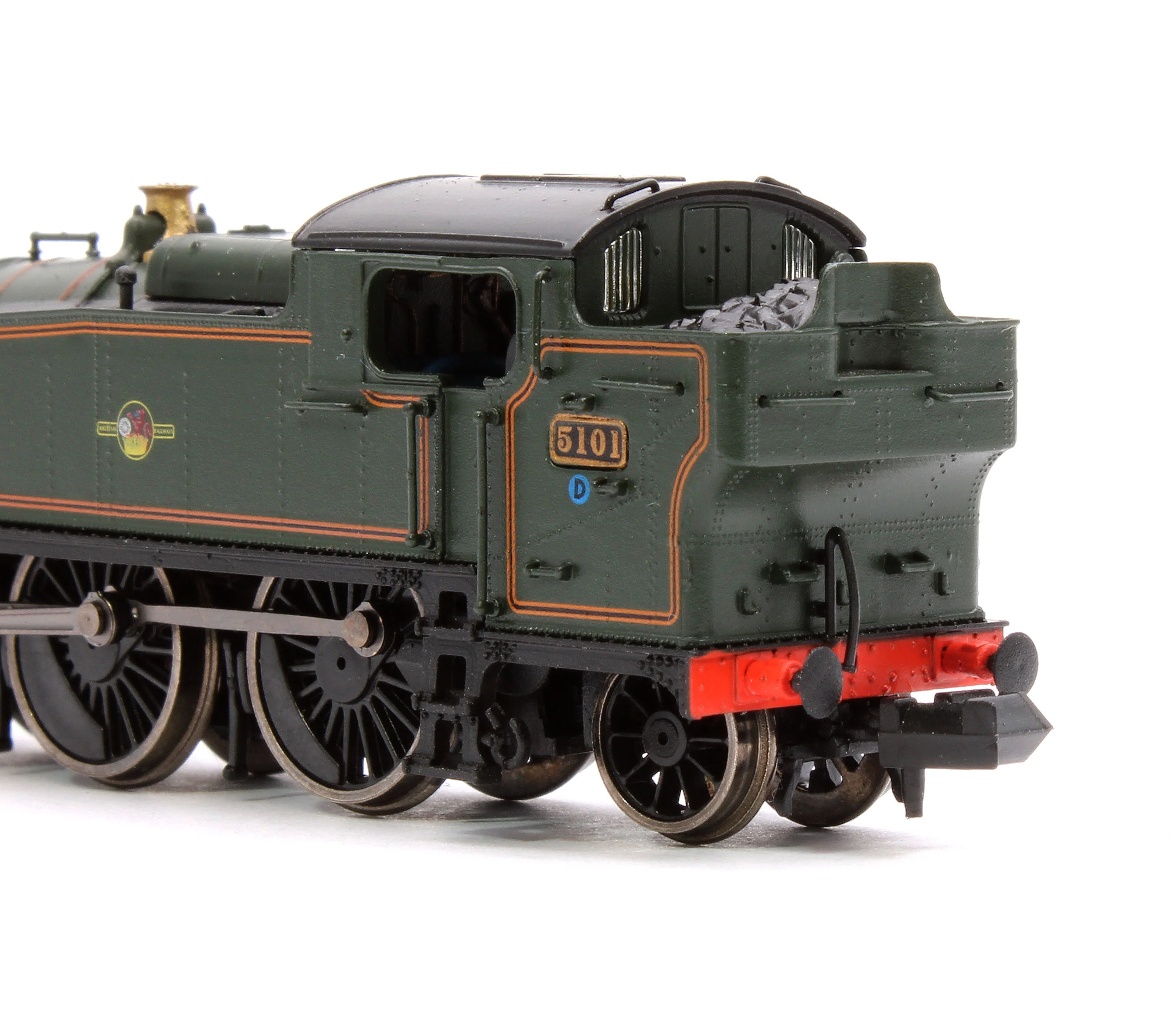 S2103-07 Class 5101 Large Prairie British Railways BR Lined Green (Late Crest) 2-6-2 Tank Locomotive No.5101 - Image 9