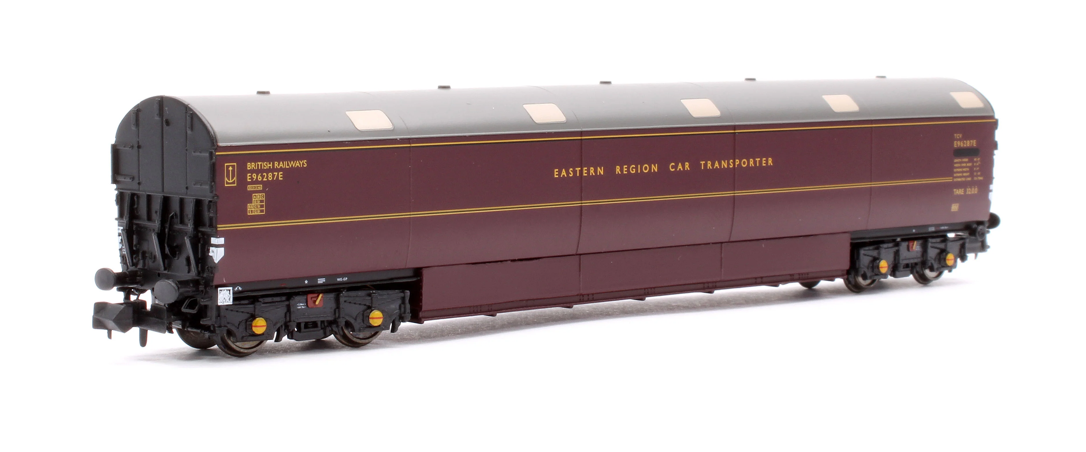 S2303-03 Newton Chambers Car Transporter Eastern Region BR Lined Maroon E96287/291/294E - Pack 3 - Image 4