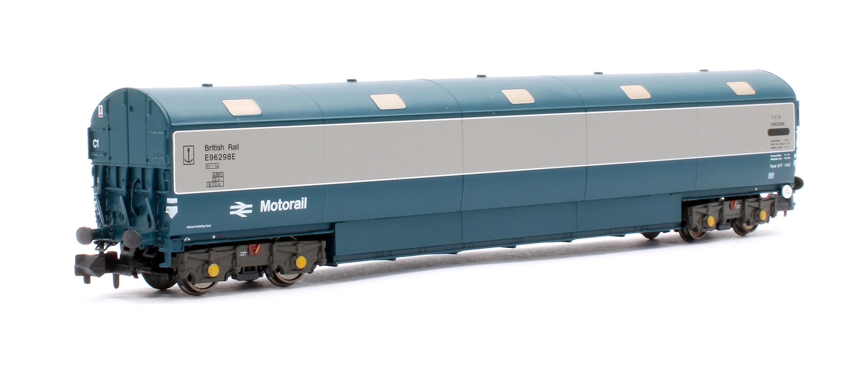 S2303-04 Newton Chambers Car Transporter BR Motorail BR Blue/Grey TCV E96290/297/298E - Pack 1 - Image 10