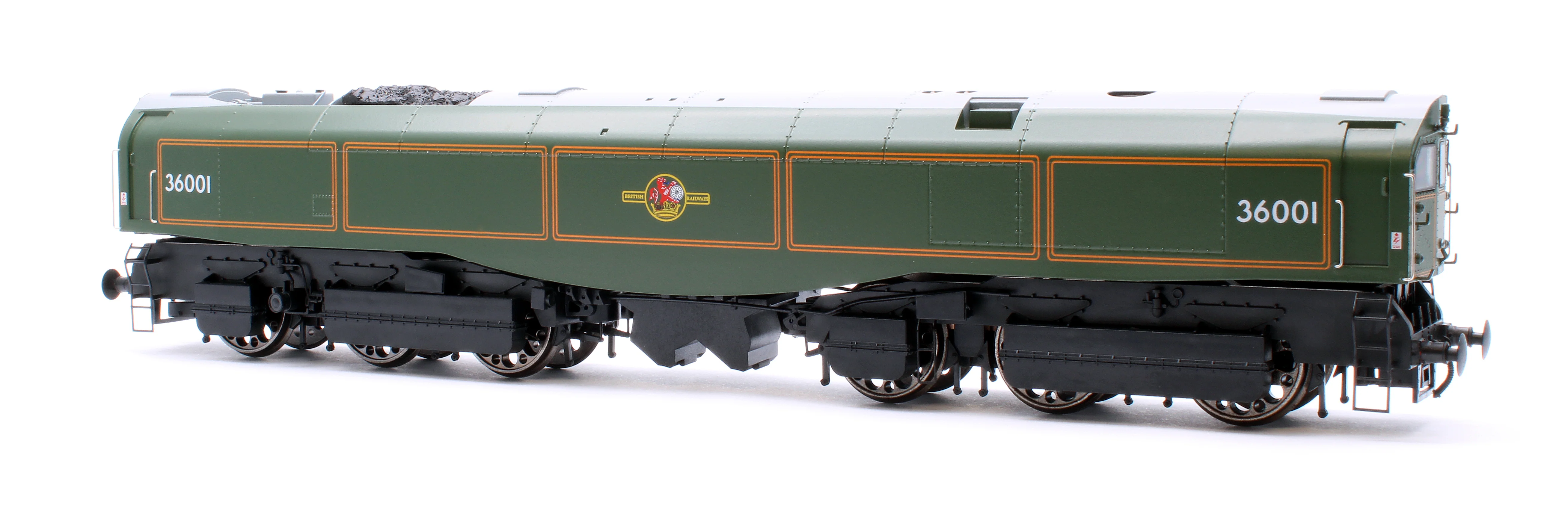 LEAD-OO-S-GREEN SR Bulleid "The Leader" BR Green (Late Crest) 0-6-6-0 Articulated Steam Locomotive - DCC Sound - Image 2