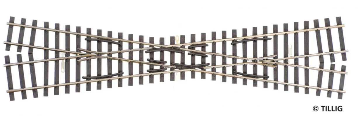 TILLIG 85263 CROSSING HO LEFT / HOM RIGHT, LENGTH 232 MM