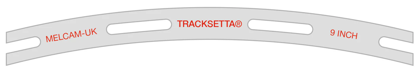 TTT9 TT:120 9" (228mm) Radius Template Track Laying Tool