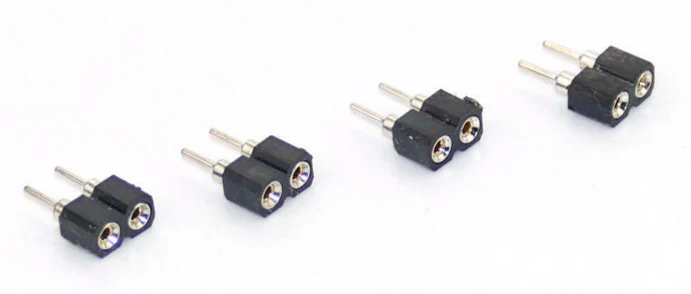 2 Way PCB Single Inline Sockets (4)