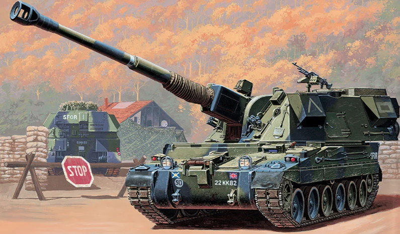 PKTM00324 AS-90 British 155mm SP Howitzer Model Kit