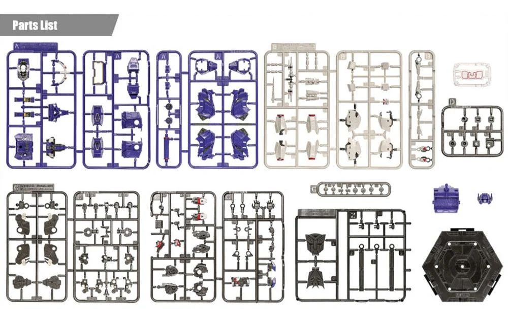 PKTM03112 Transformers Soundwave & Ravage SK05 Smart Model Kit - Image 3