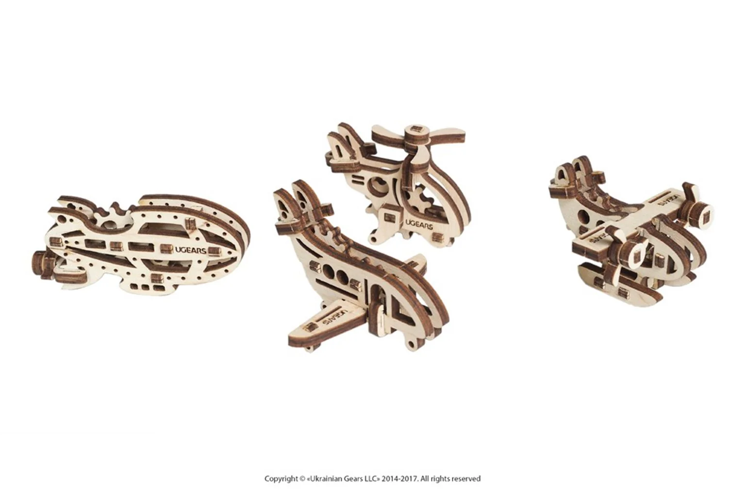 UG70034 U-Fidgets-Aircrafts Mechanical Model Kit