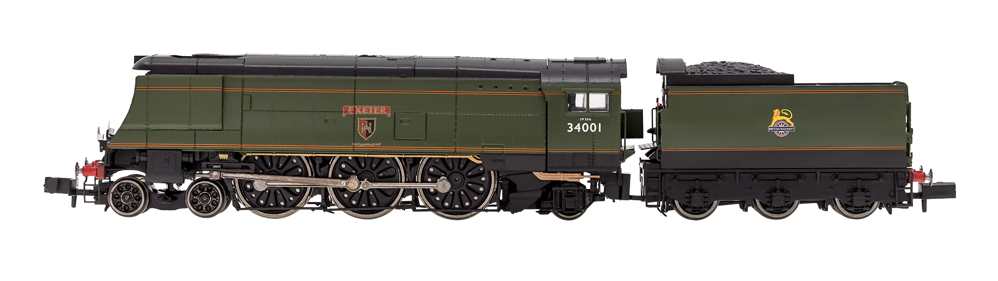2S-034-006S West Country ‘Exeter’ 34001 BR Green Early Crest - DCC Sound Fitted - Image 4