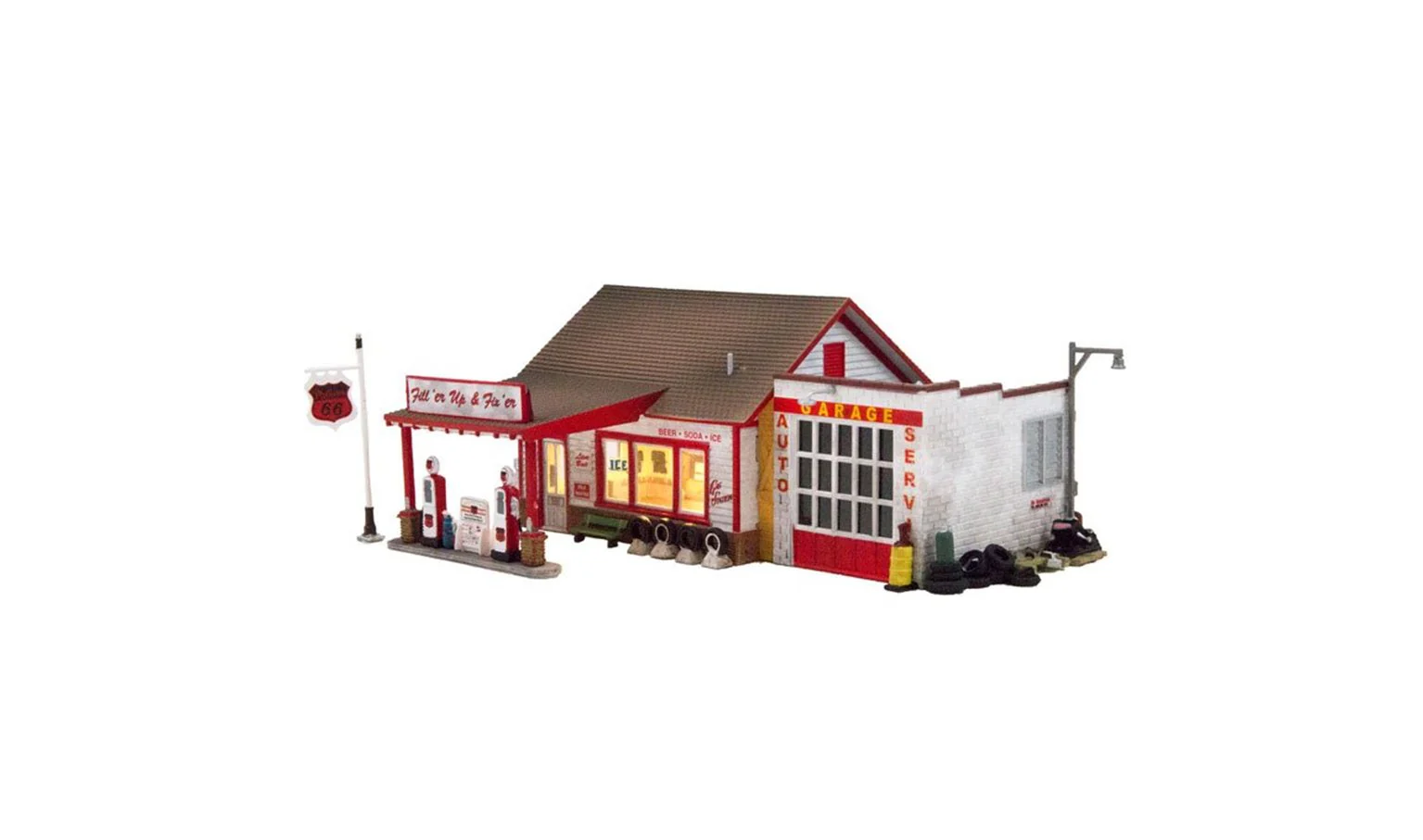 WBR5025 BR5025 Fill 'Er Up & Fix 'Er - HO Scale - Image 2