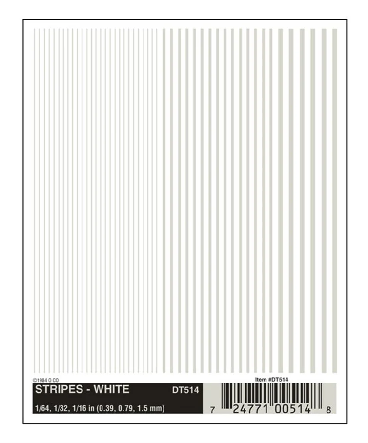 WDT514 DT514 Stripes White