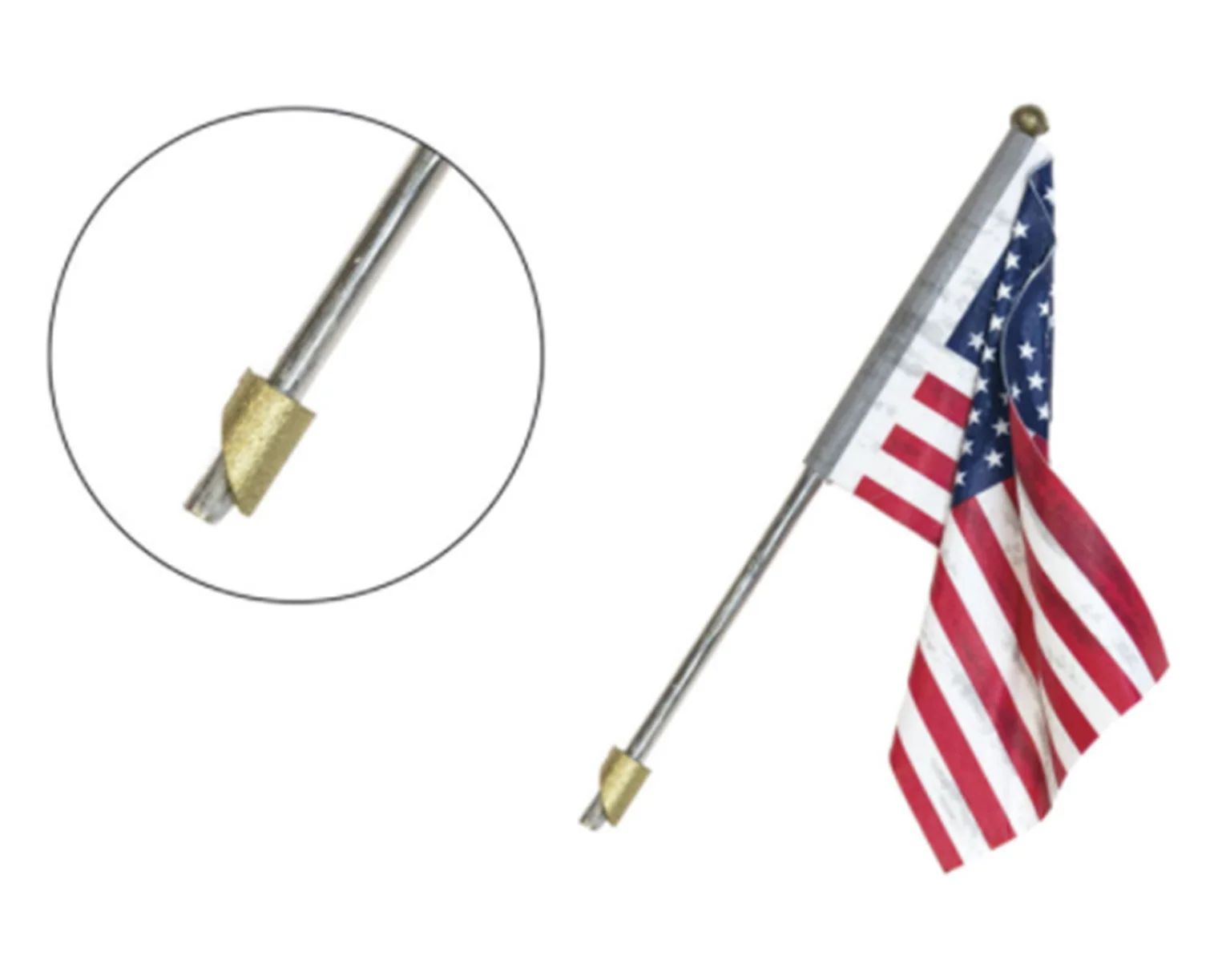 WJP5953 JP5953 Woodland Scenics - US Flag Wall Mount - Small