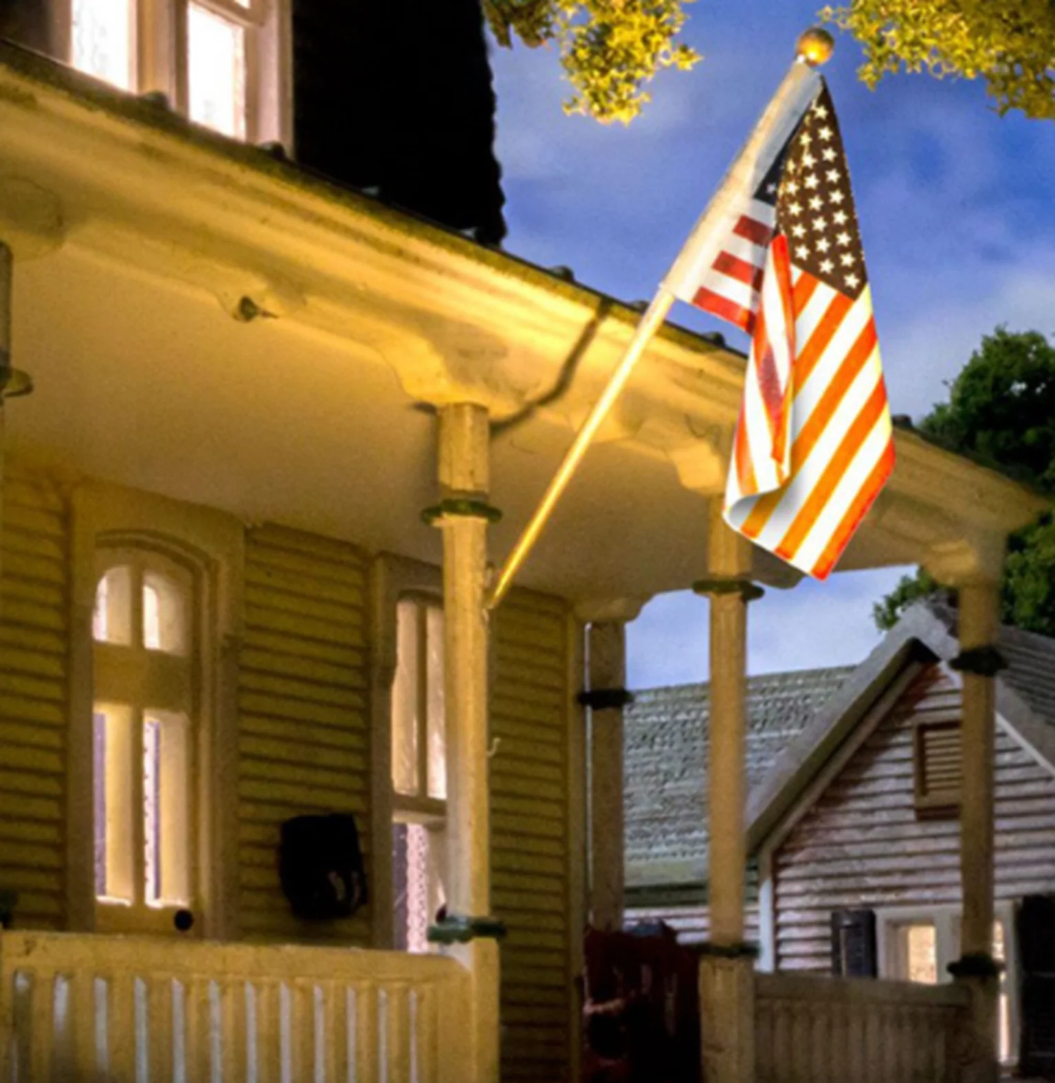 WJP5953 JP5953 Woodland Scenics - US Flag Wall Mount - Small - Image 3