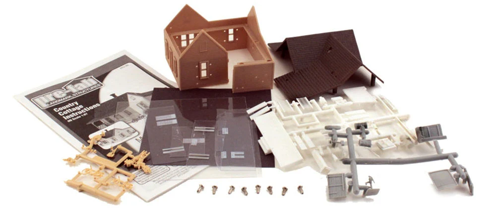 HO Country Cottage Model Kit - Image 3