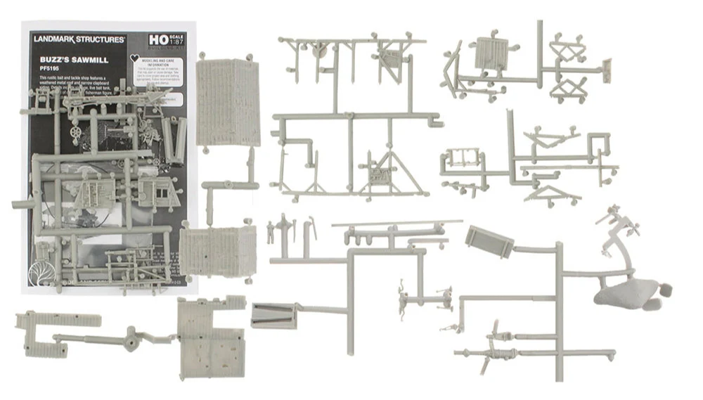 HO Buzz's Sawmill Model Kit - Image 5