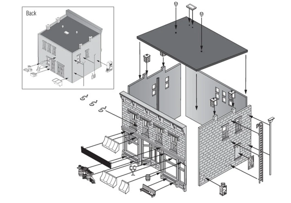 O Lubener's General Store Model Kit - Image 6