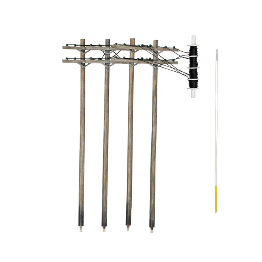 WUS2266 US2266 Utility System Wired Poles Double Crossbar - Image 2