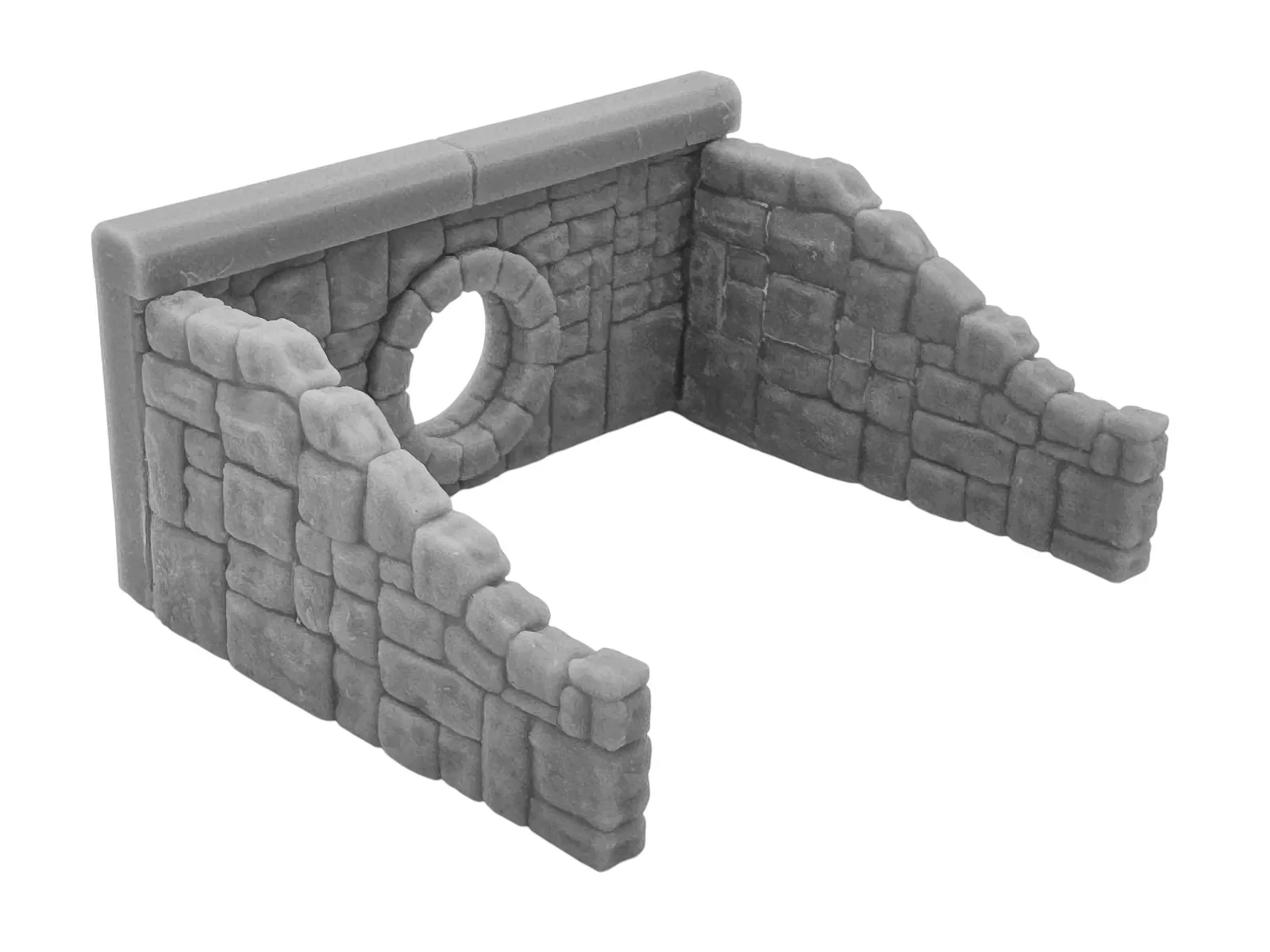OO / HO Gauge Stone Culvert – Resin Railway Model, Unpainted Model Kit - Image 4