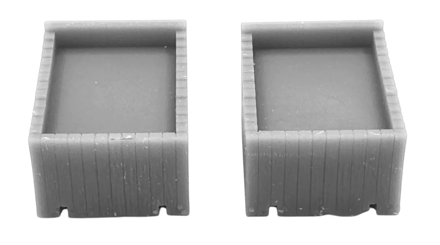 OO/HO Gauge Sleeper Buffer Stops (x2) – Resin, Unpainted Model Kit - Image 3
